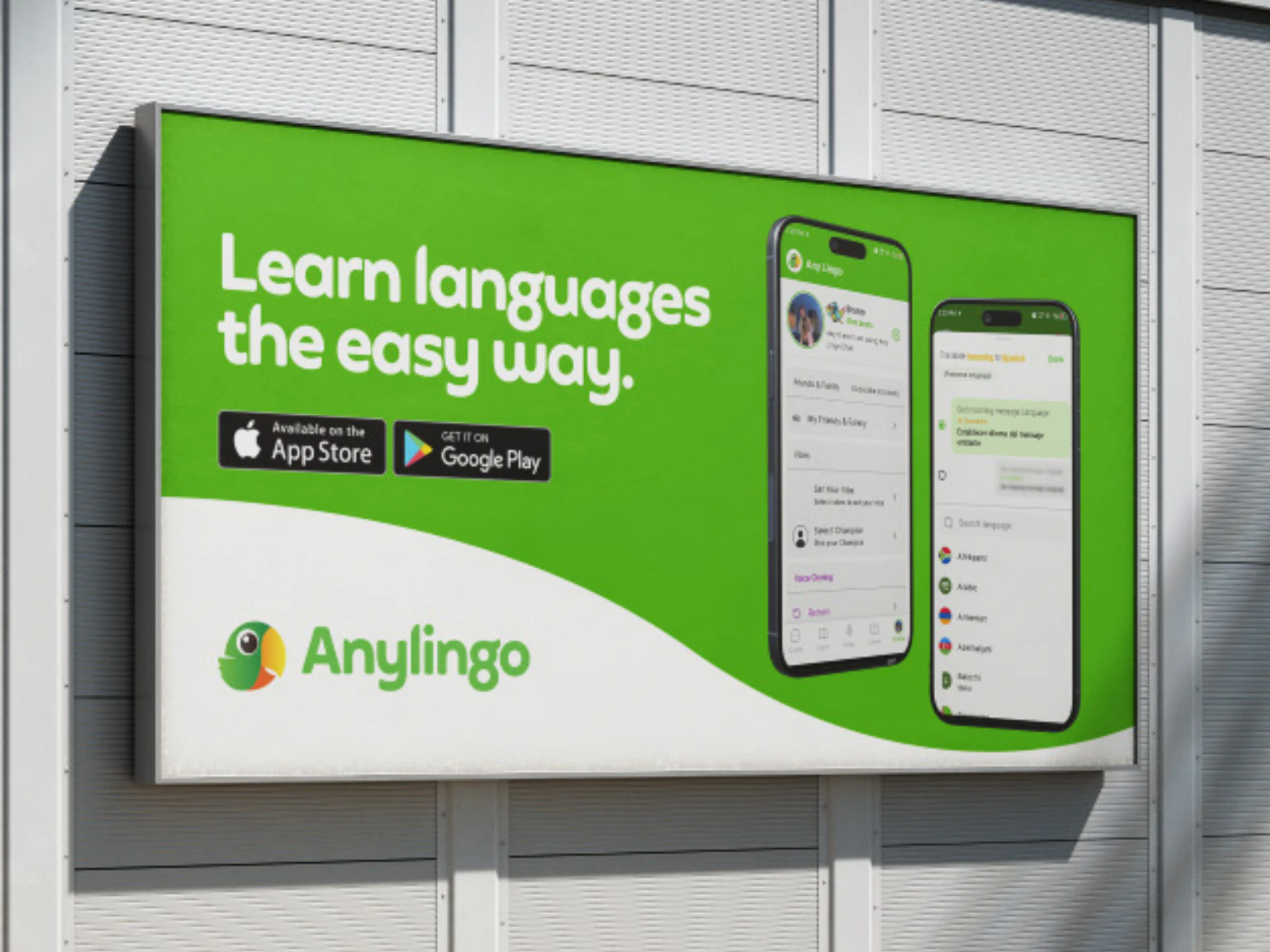Anylingo Brand project screen 15