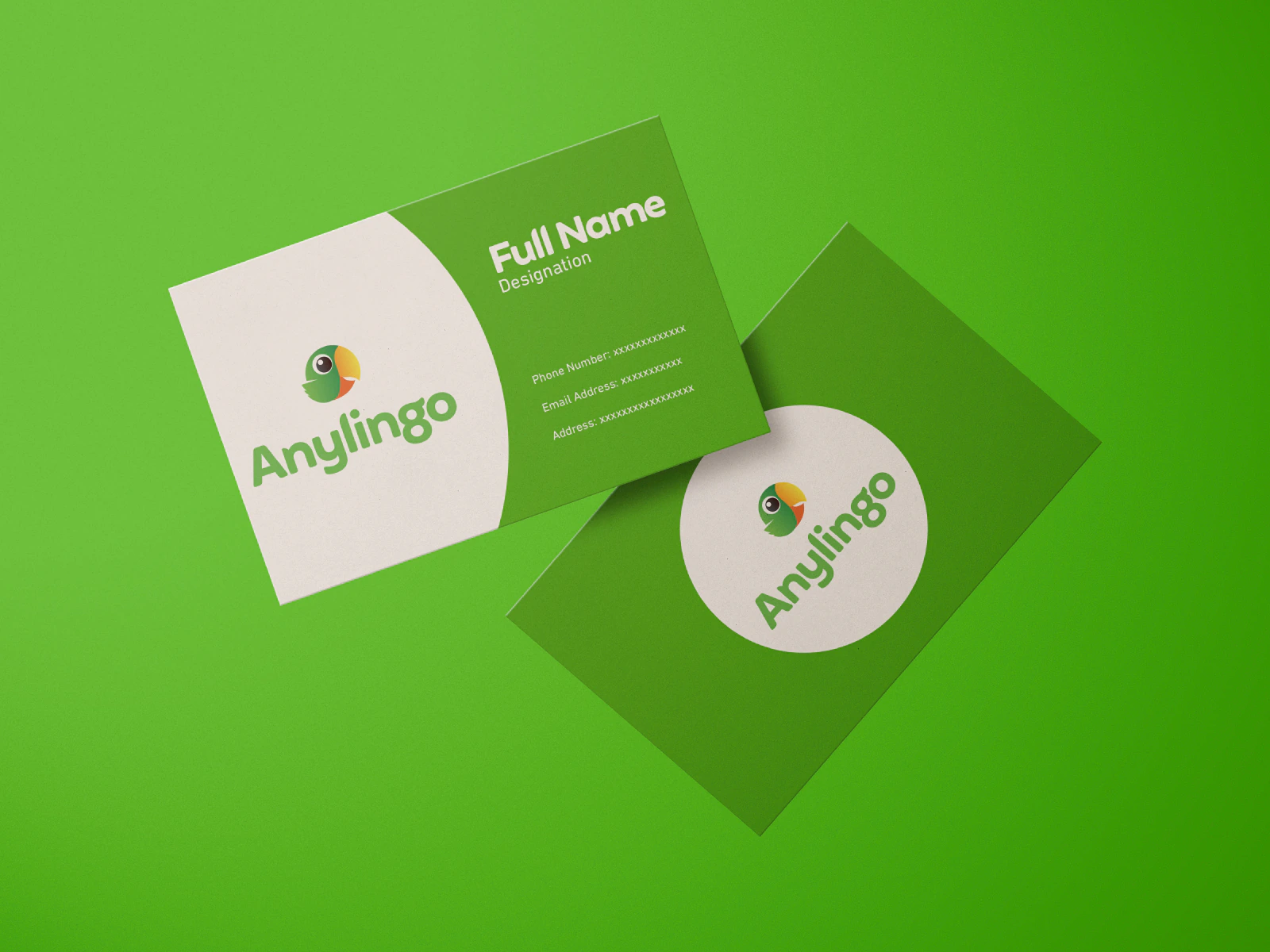Anylingo Brand project screen 18