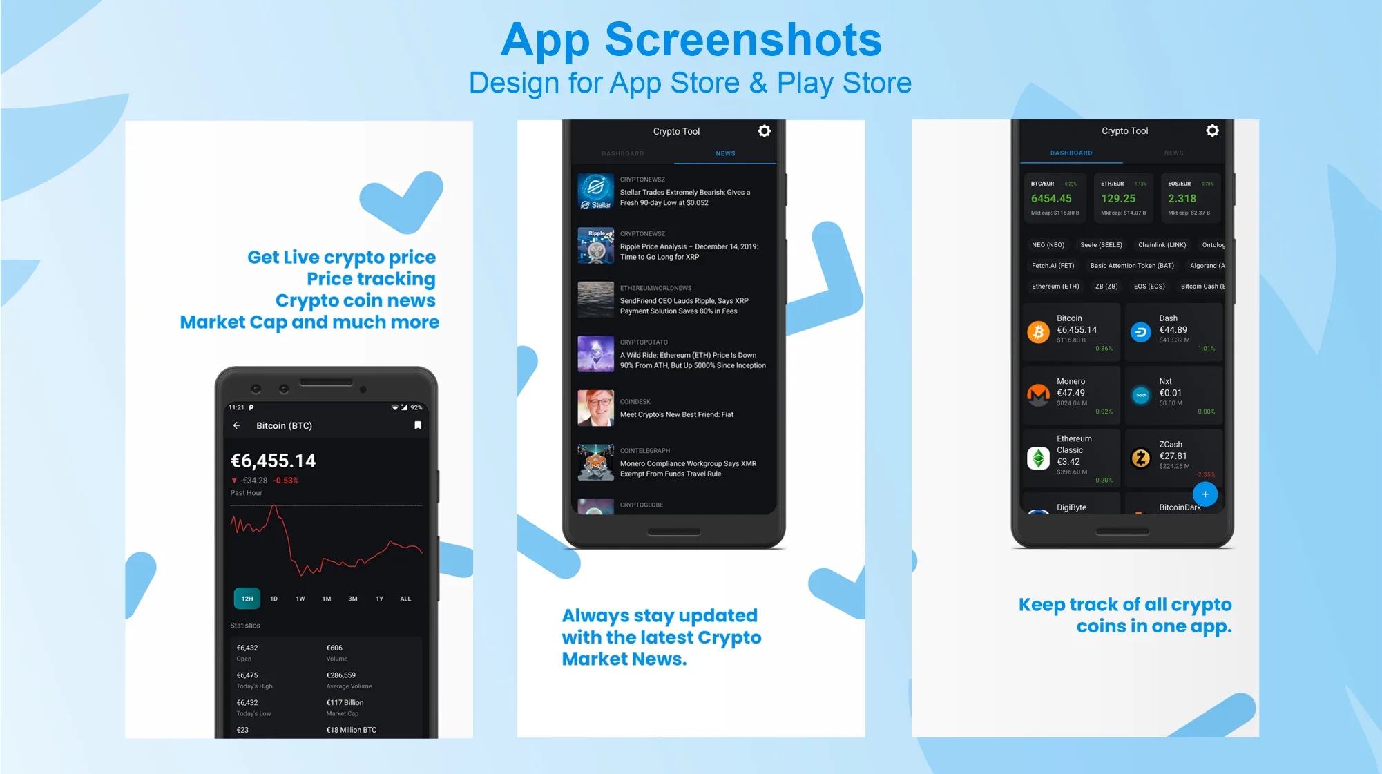 Crypto Tool mobile application presentation
