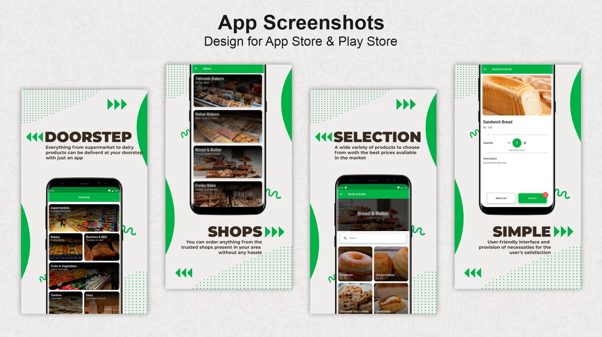 Doorstep mobile application presentation