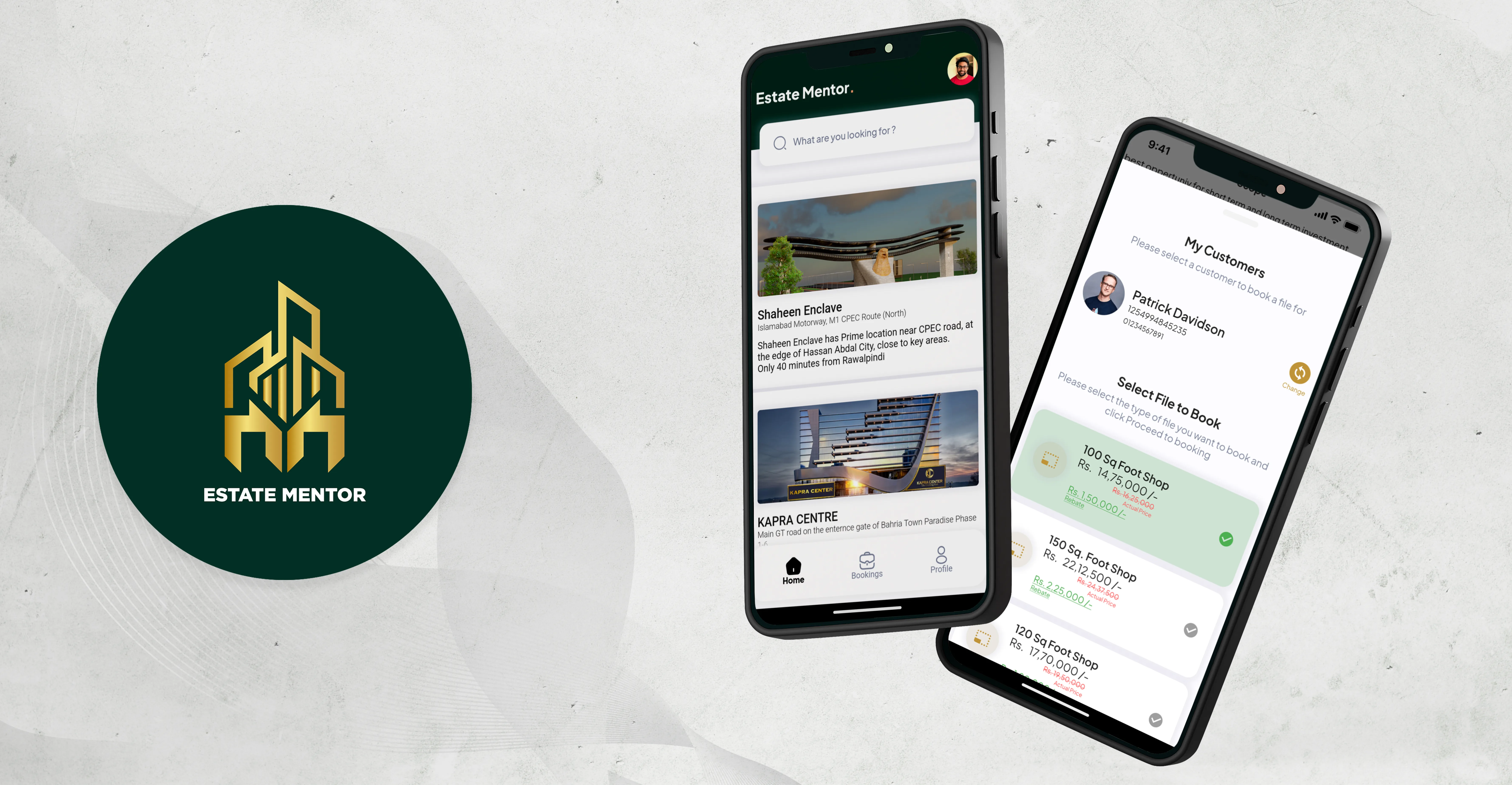 Estate Mentor mobile application presentation