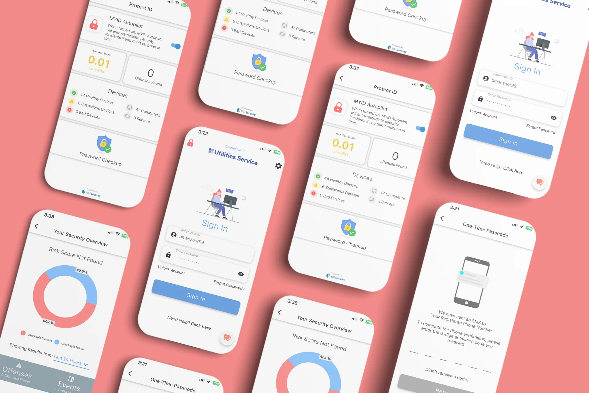 MYID Mobile App project view 2